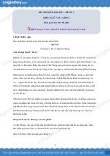 Đề thi giữa kì 2 Văn 12 - Đề số 2